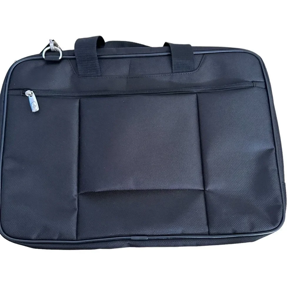 Samsonite ~ Black Laptop work/travel bag with crossbody strap ~ lots of pockets